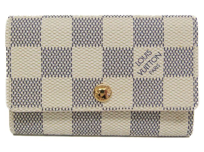 Louis Vuitton Damier Azur 6 Key Holder