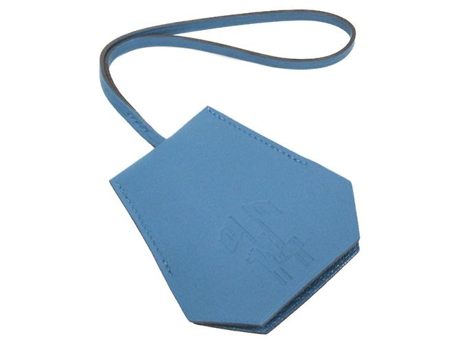 Ring Charm de bolsa Hermès Clochette Presente de Ano 2024 Chaveiro (Blue) Azul