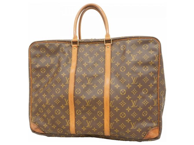 Bolso Boston Louis Vuitton Monogram Sirius 50 Marrón Castaño