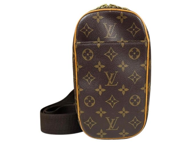 Louis Vuitton Pochette Gange Monogram Backpack Brown