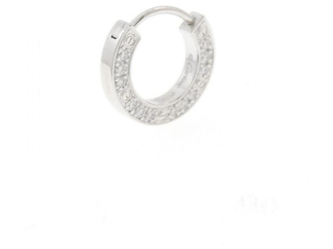 Pendientes Love de Cartier en oro blanco