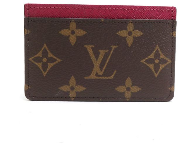 Louis Vuitton Monogram Kartenetui in Fuchsia Fuschia Monogramm