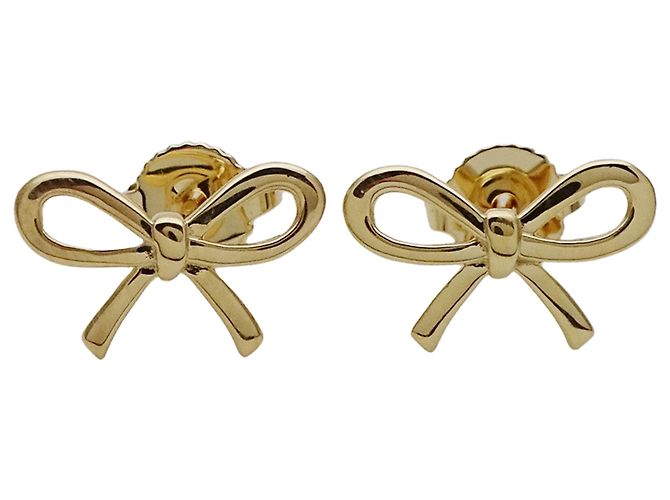 Pendientes de botón en oro amarillo Tiffany & Co. Dorado