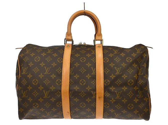 Louis Vuitton Keepall Monogram Canvas 45 Marrone