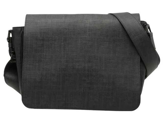 Borsa a tracolla Fendi Zucca Marrone Nero