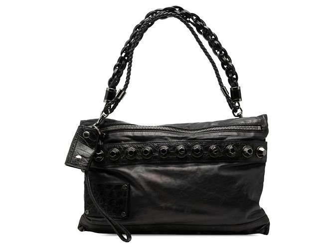 Borsa Gucci con borchie Nero