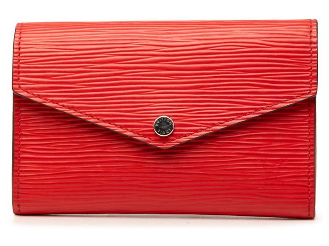 Louis Vuitton Epi Clefs Rabat Geldbörse/Münzbeutel Rot