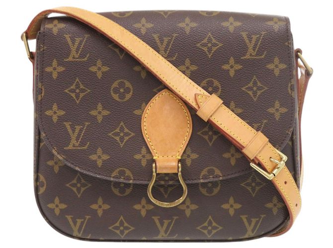 Bolsa de Ombro Louis Vuitton Saint Cloud GM Monogram Marrom Monograma