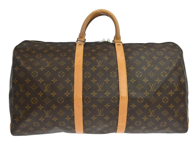 Louis Vuitton Keepall Monogram Canvas 55 Marrom