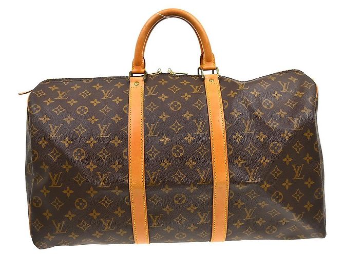 Louis Vuitton Keepall Monogram Canvas 50 Marron