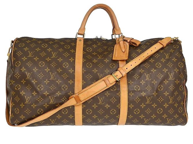Louis Vuitton Keepall Bandouliere Monogram Canvas 60 Marrone