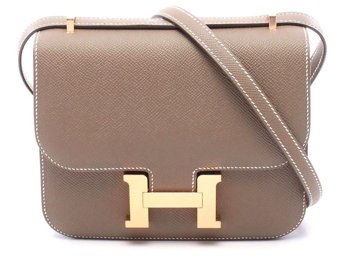 Hermès Borsa a tracolla Hermes Constance 3 Mini Grigio