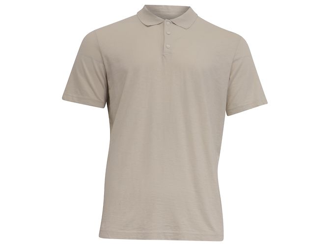 Polo Theory a maniche corte in cotone beige