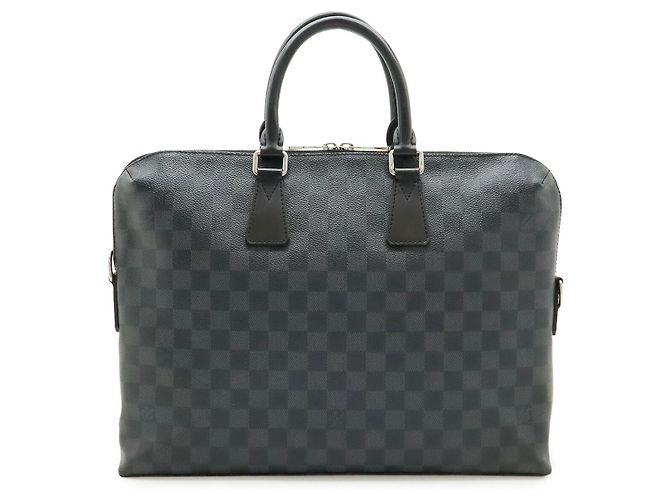 Louis Vuitton Damier Graphite Business Bag Schwarz
