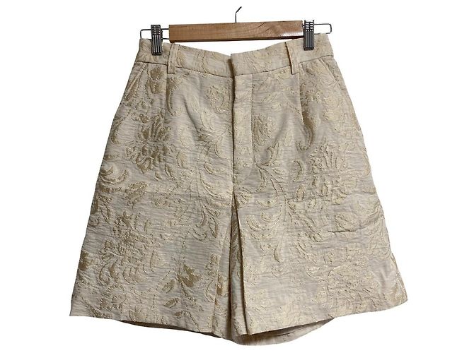 Autre Marque Jacquard-Shorts GRACE CONTINENTAL Beige