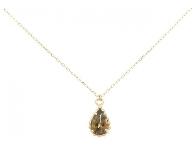 Autre Marque Collana in oro giallo Au750 e andalucite D'oro