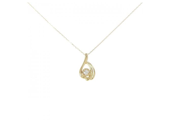 Autre Marque Collar de Diamante Au750 Dorado