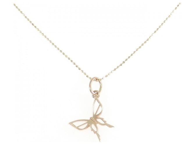 Autre Marque Collana Butterfly in Oro K10PG K10YG D'oro