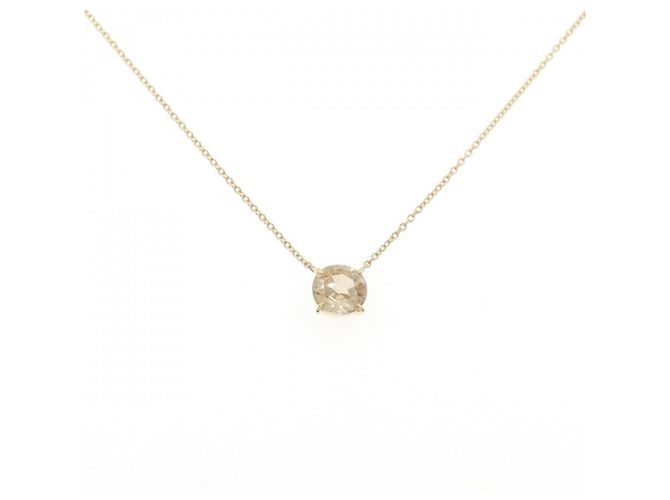 Autre Marque Collana in Au750 e Zirconia D'oro
