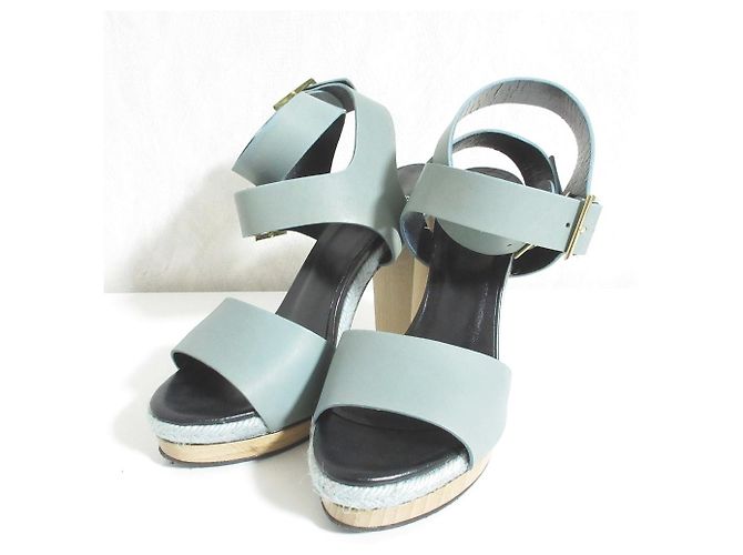 Autre Marque Sandali in pelle Pierre Hardy Blu Blu chiaro