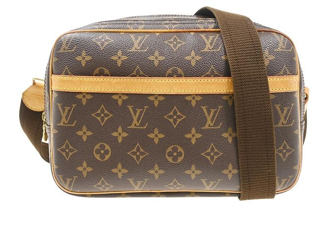 Louis Vuitton Reporter Monogram Canvas PM Marrone