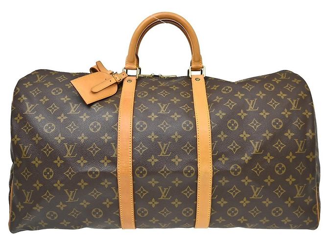 Louis Vuitton Keepall Monogram Canvas 55 Marrom