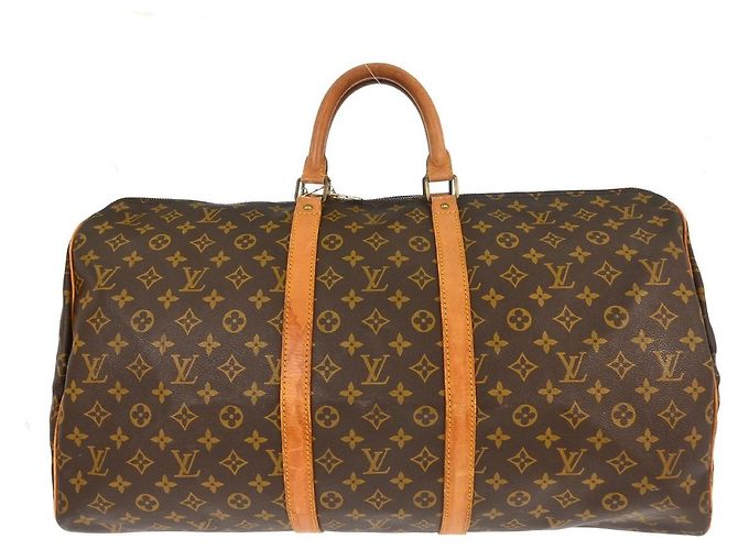 Louis Vuitton Keepall Monogram Canvas 55 Marrom