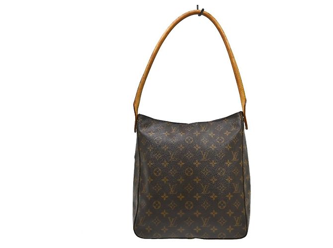 Louis Vuitton Monogram Looping Monogram Canvas GM Marrom