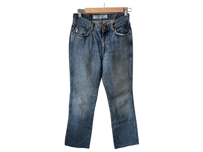 Guess Jeans Pantaloni Denim Bootcut Donna Blu