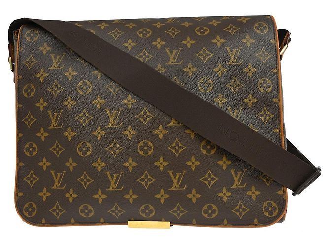 Louis Vuitton Abbesses Messenger Monogram Canvas Castaño