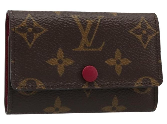 LOUIS VUITTON Monogram Multicles 6 Key Case Fuchsia M60701 LV Auth 186281V Fuschia