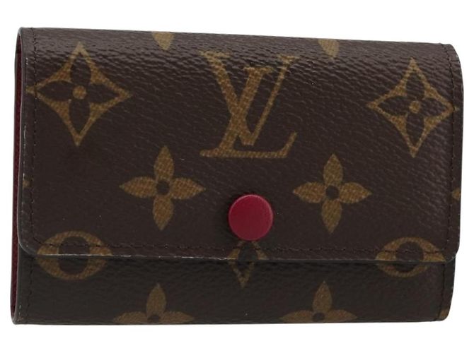 LOUIS VUITTON Monogram Multicles 6 Key Case Fuchsia M60701 LV Auth 186280V Fuschia