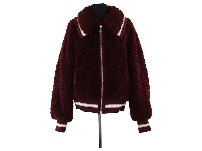 Essentiel Antwerp Bordeaux Bomberjacke