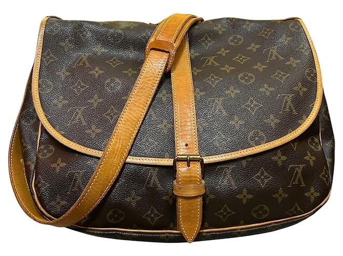 1992 Louis Vuitton Monogram Saumur 35 Shoulder Bag