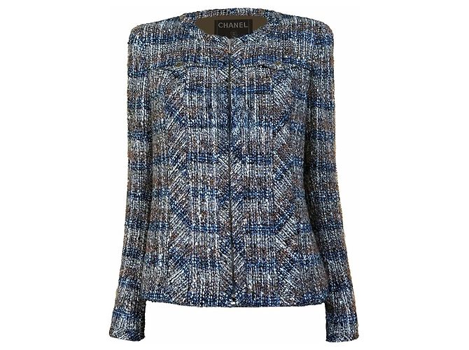 Chanel Lesage Tweed Jacke 36 FR