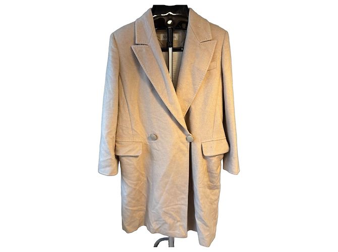 Max Mara Camel Wool Blend Coat
