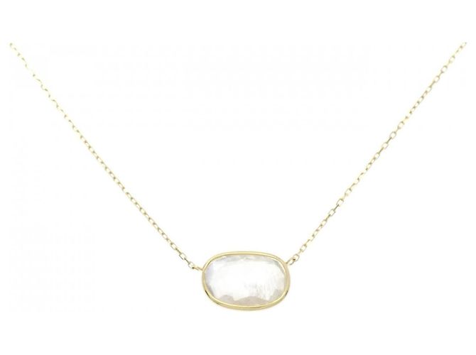 Autre Marque Colar de Labradorite Au750 Dourado
