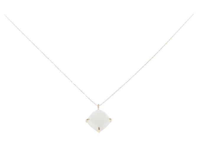 Autre Marque Collar de cuarcita y oro amarillo K10 Dorado