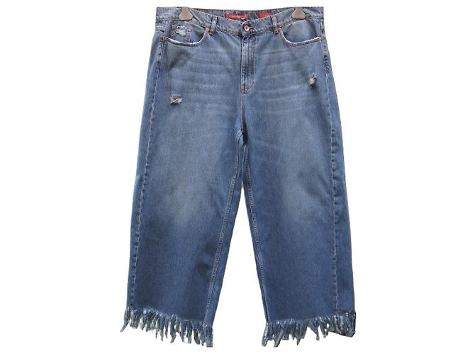 Marina Rinaldi Vaqueros Wide Leg Azul Lavado