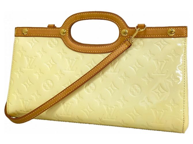 Louis Vuitton Vernis Roxbury Drive Handtasche Weiß