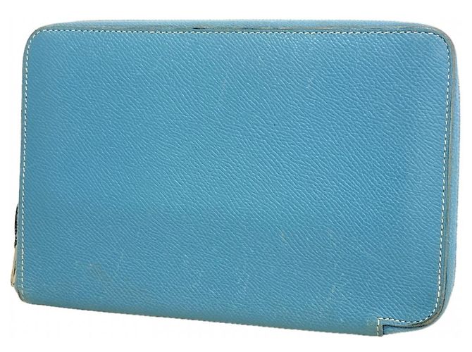 Hermès Cartera larga combinada Hermes Azap Azul