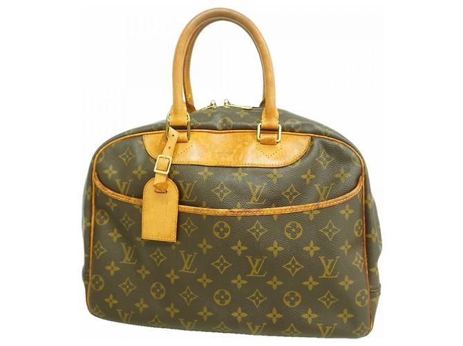 Louis Vuitton Monogram Deauville Handtasche Braun