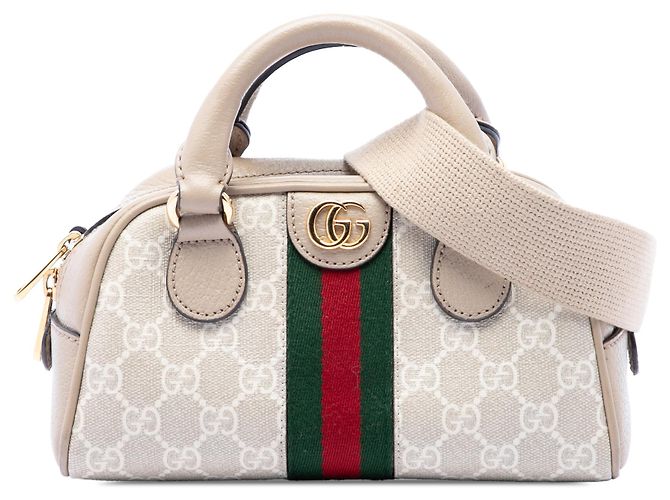 Sac à main Gucci Beige Mini GG Supreme Web Ophidia