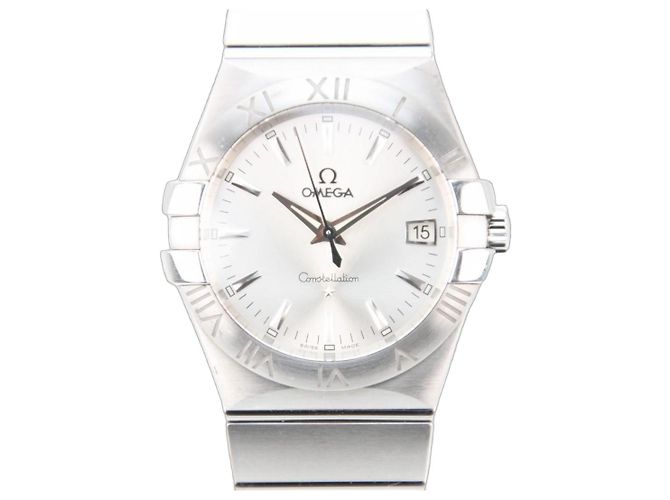 Omega Constellation Quartz 35mm Silver Dial SS 123.10.35.60.02.001 Silvery