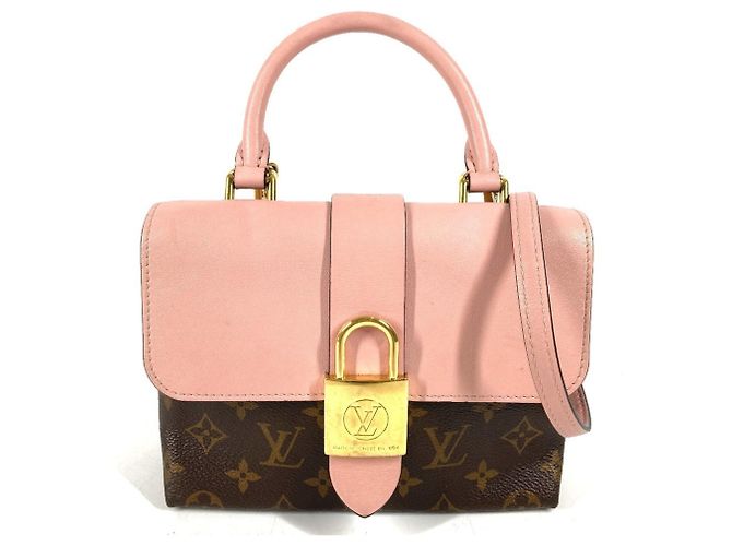 Bolsa Louis Vuitton Monogram Rocky BB Marrom Rosa