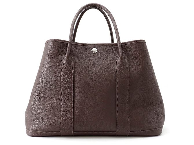 Hermès Bolsa Tote Hermes Garden PM Damier ebene