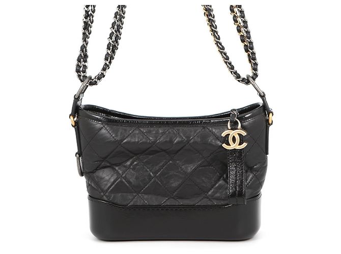 Borsa a tracolla Chanel Gabrielle Chain Nero