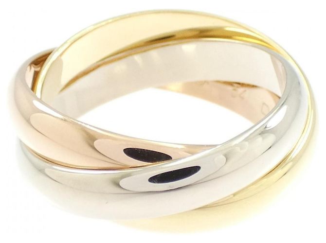 Anello Cartier Trinity in oro rosa bianco e giallo 18K