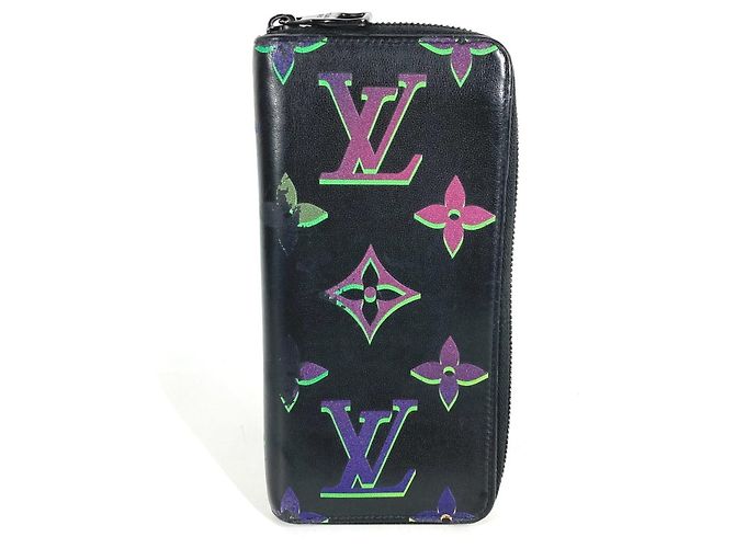 Carteira Zippy Monogram Spotlight Louis Vuitton Preto Multicor