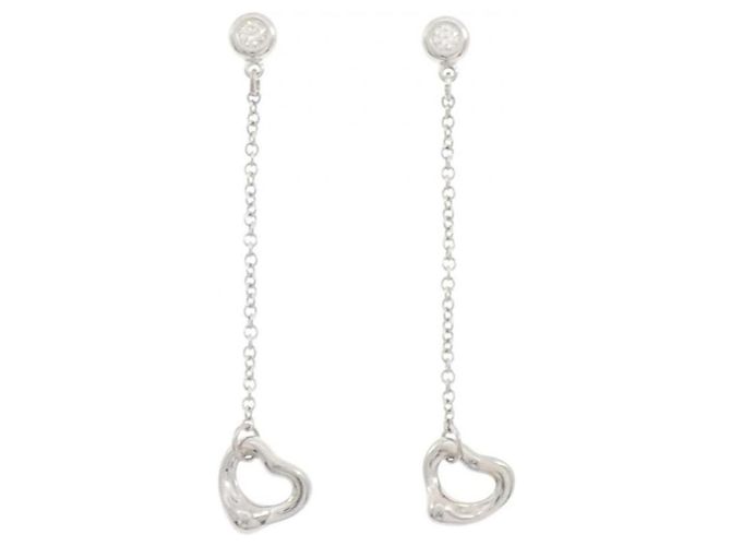 Tiffany & Co. Open Heart Diamond By the Yard Ohrringe